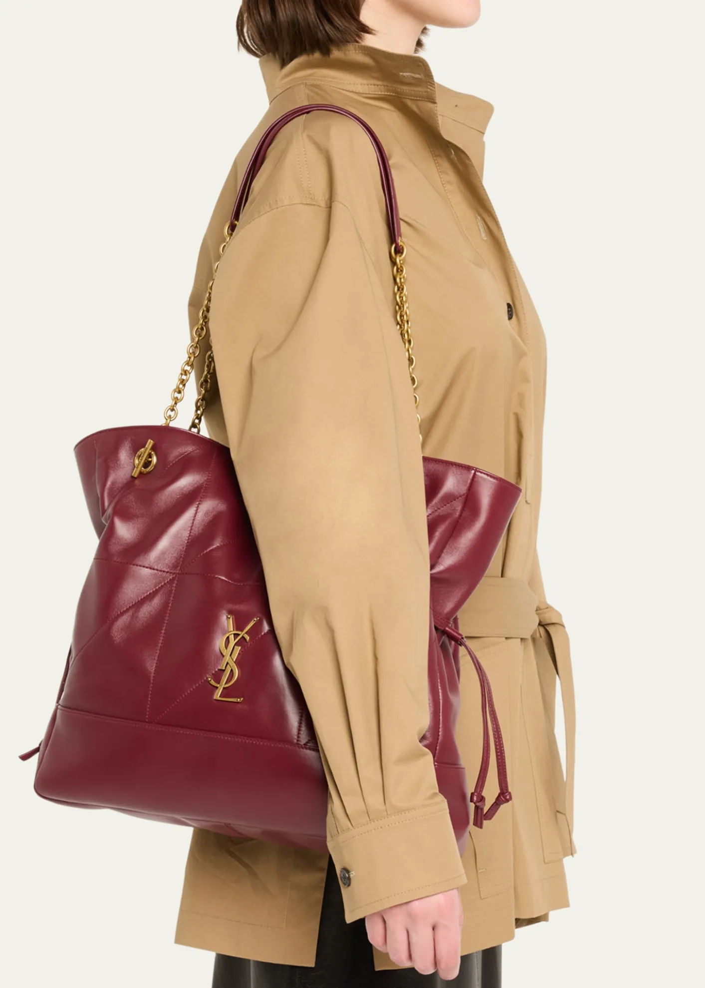 Saint LaurentJamie 4.3 Medium Shopping Tote Bag in Quilted Leather