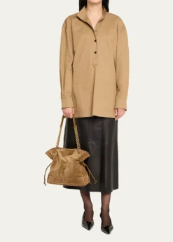 Saint LaurentJamie 4.3 Medium YSL Tote Bag in Suede