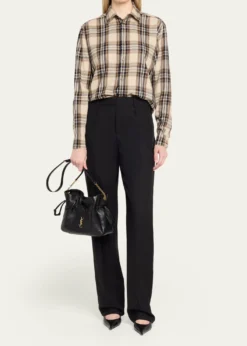 Saint LaurentJamie Mini YSL Quilted Leather Shoulder Bag