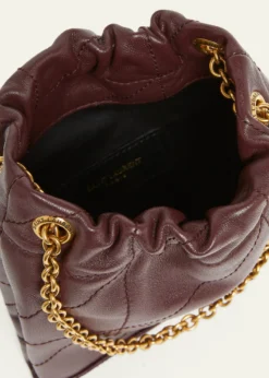 Saint LaurentJamie Mini YSL Quilted Leather Pochon Shoulder Bag
