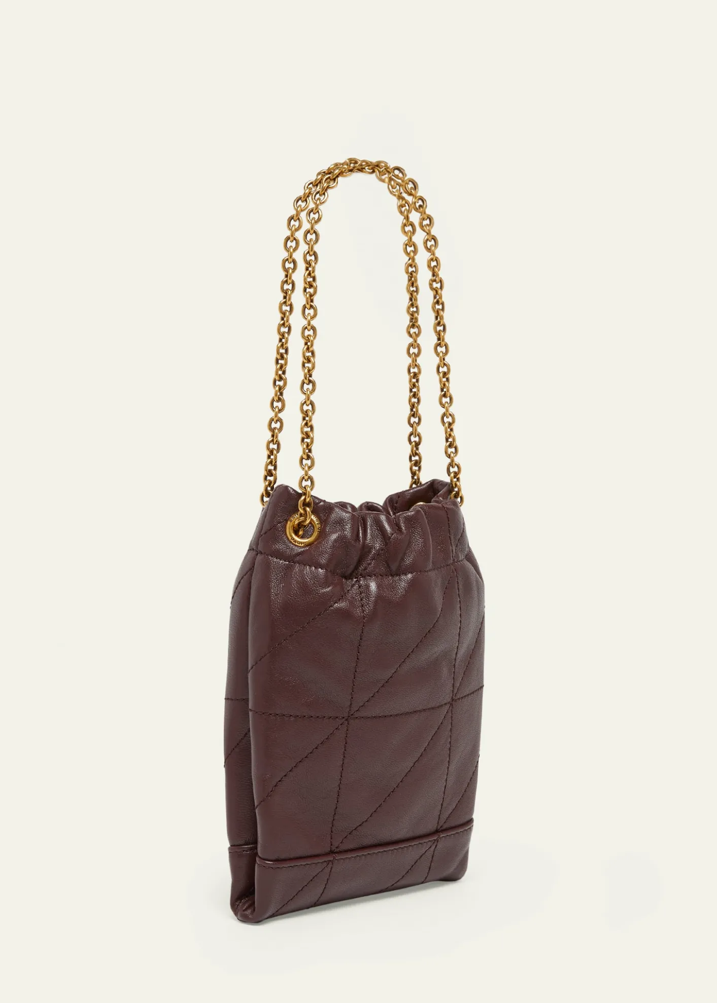 Saint LaurentJamie Mini YSL Quilted Leather Pochon Shoulder Bag