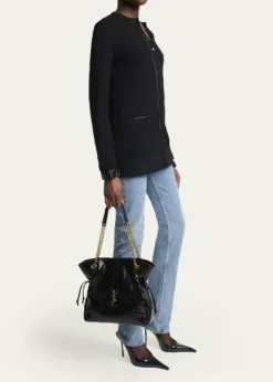 Saint LaurentJamie 4.3 Small YSL Shopper Tote Bag in Leather