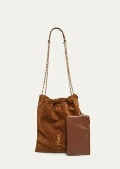 Saint LaurentJamie 4.3 YSL Pochon Shoulder Bag in Suede