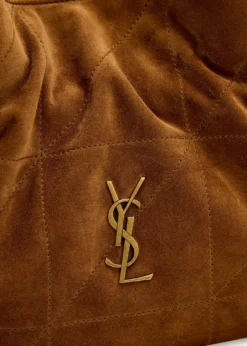 Saint LaurentJamie YSL Quilted Suede Shoulder Bag