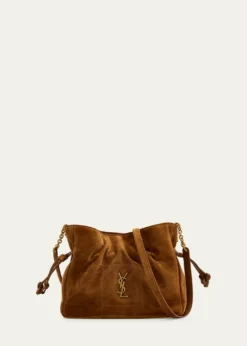 Saint LaurentJamie YSL Quilted Suede Shoulder Bag