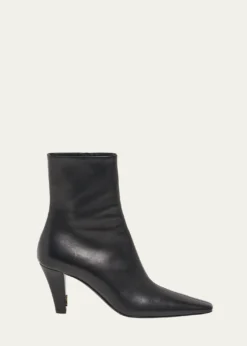 Saint LaurentJill Calfskin Ankle Booties