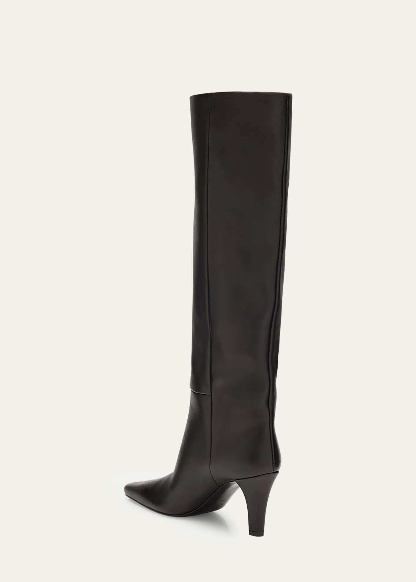 Saint LaurentJill Smooth Leather Knee-High Boots