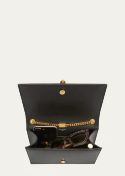 Saint LaurentKate Medium Tassel YSL Wallet on Chain in Grained Leather