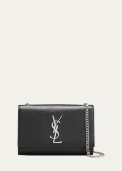 Saint LaurentKate Small YSL Crossbody Bag in Grained Leather