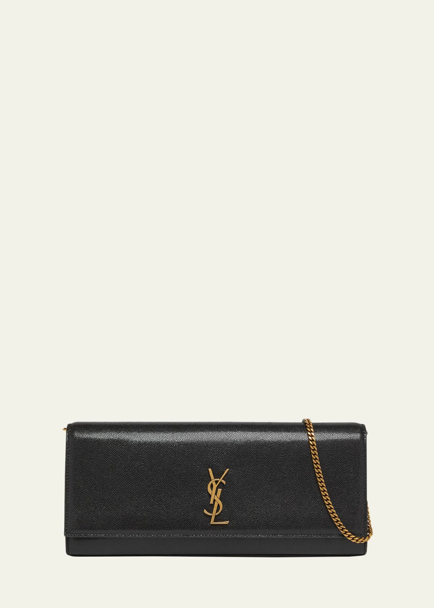 Saint LaurentKate YSL Pebbled Leather Clutch Bag