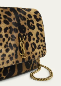 Saint LaurentKate YSL Shoulder Bag in Leopard-Print Calf Hair