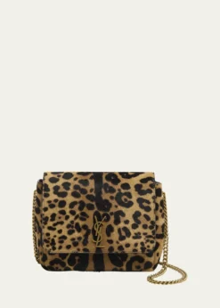 Saint LaurentKate YSL Shoulder Bag in Leopard-Print Calf Hair