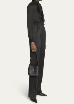Saint LaurentLe 5 A 7 Hobo Bag in Deer Leather