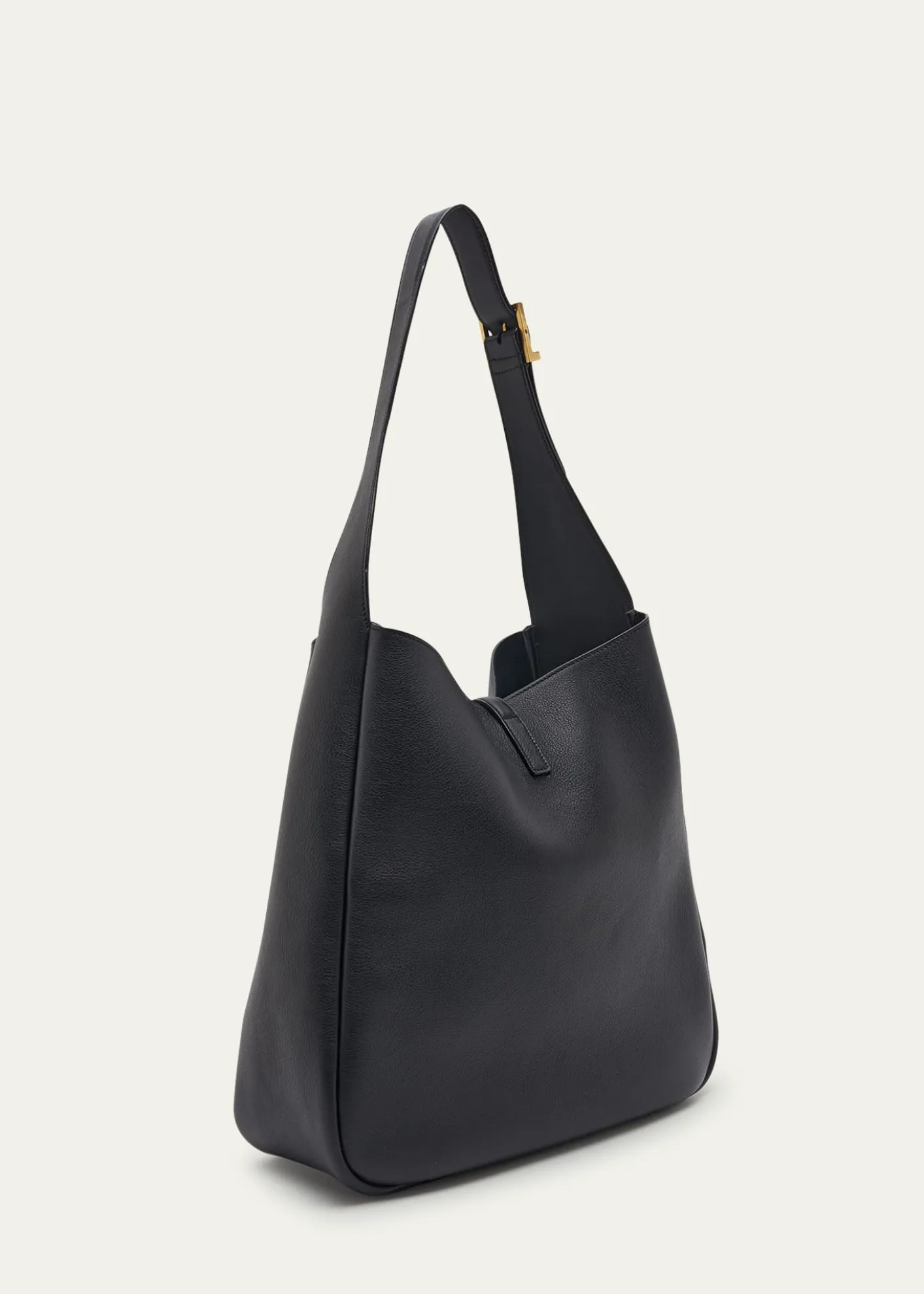 Saint LaurentLe 5 A 7 Large Shoulder Bucket Bag in Smooth Leather