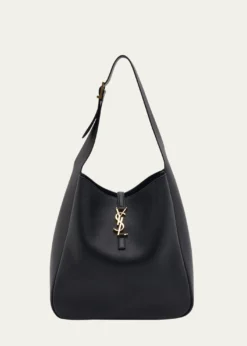 Saint LaurentLe 5 A 7 Large Shoulder Bucket Bag in Smooth Leather