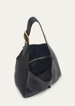 Saint LaurentLe 5 A 7 Large Shoulder Bucket Bag in Smooth Leather