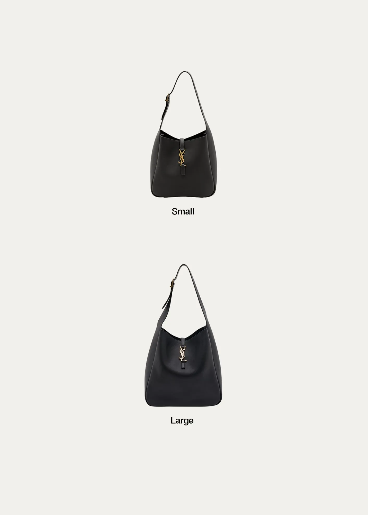 Saint LaurentLe 5 A 7 Large Shoulder Bucket Bag in Smooth Leather