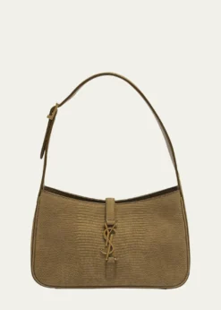 Saint LaurentLe 5 A 7 Shoulder Bag in Lizard-Effect Leather
