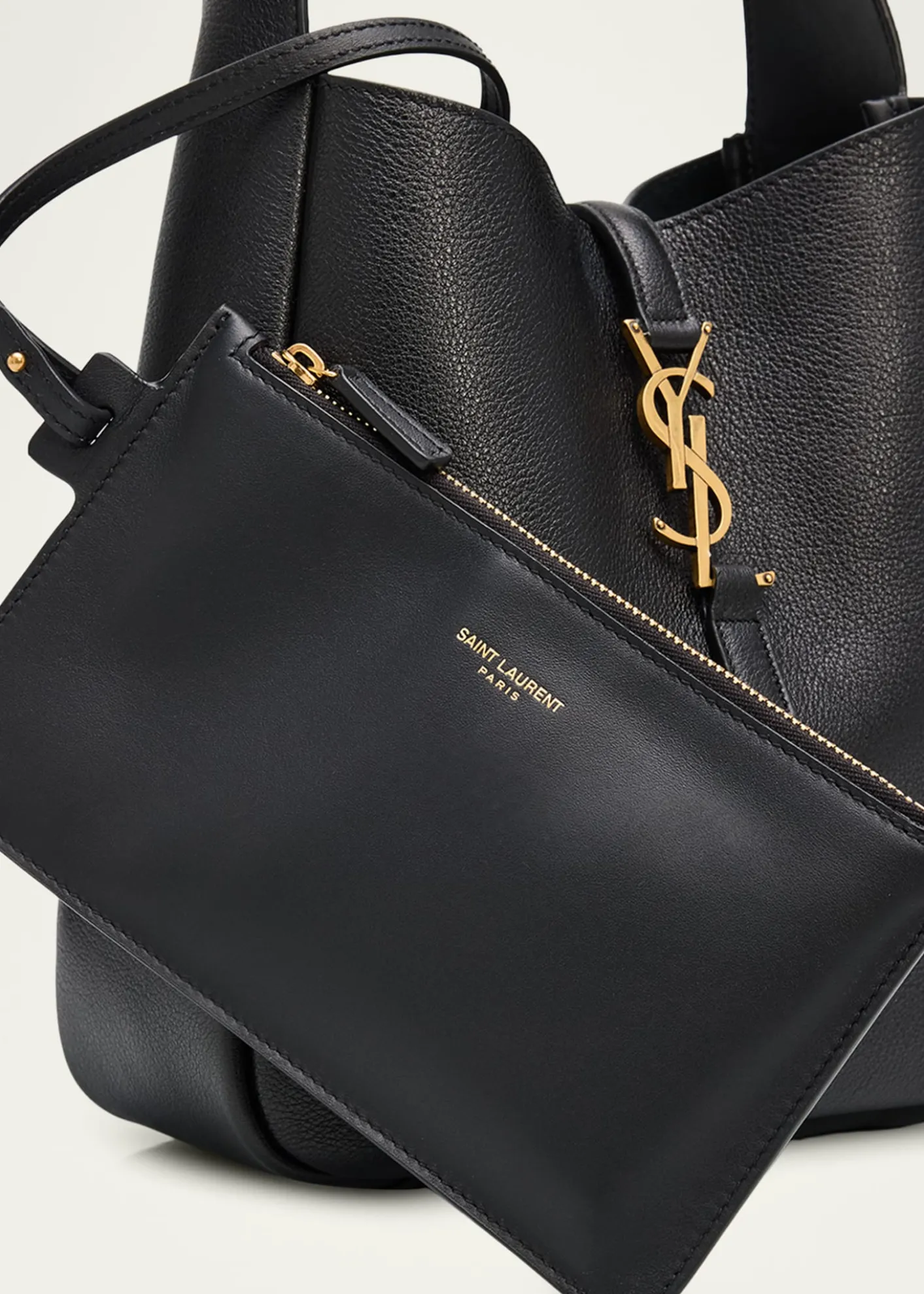 Saint LaurentLe 5 A 7 Small YSL Leather Shoulder Bag