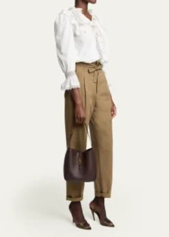 Saint LaurentLe 5 A 7 Small YSL Leather Shoulder Bag