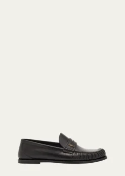 Saint LaurentLeather YSL Classic Penny Loafers