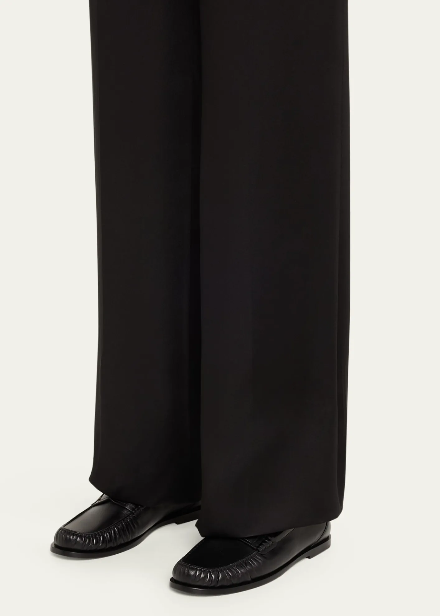 Saint LaurentLeather YSL Classic Penny Loafers
