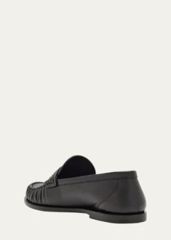 Saint LaurentLeather YSL Classic Penny Loafers