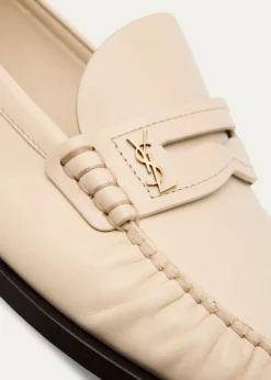 Saint LaurentLeather YSL Classic Penny Loafers