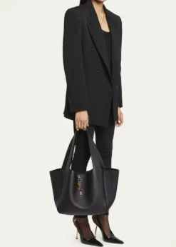Saint LaurentLe 5 À 7 Bea Cabas YSL Tote Bag in Supple Leather