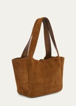 Saint LaurentLe 5 à 7 Bea Small Tote Bag in Suede