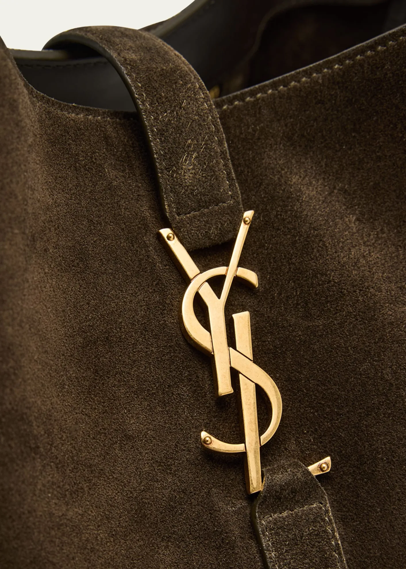 Saint LaurentLe 5 À 7 Bea YSL Cabas Tote Bag in Suede