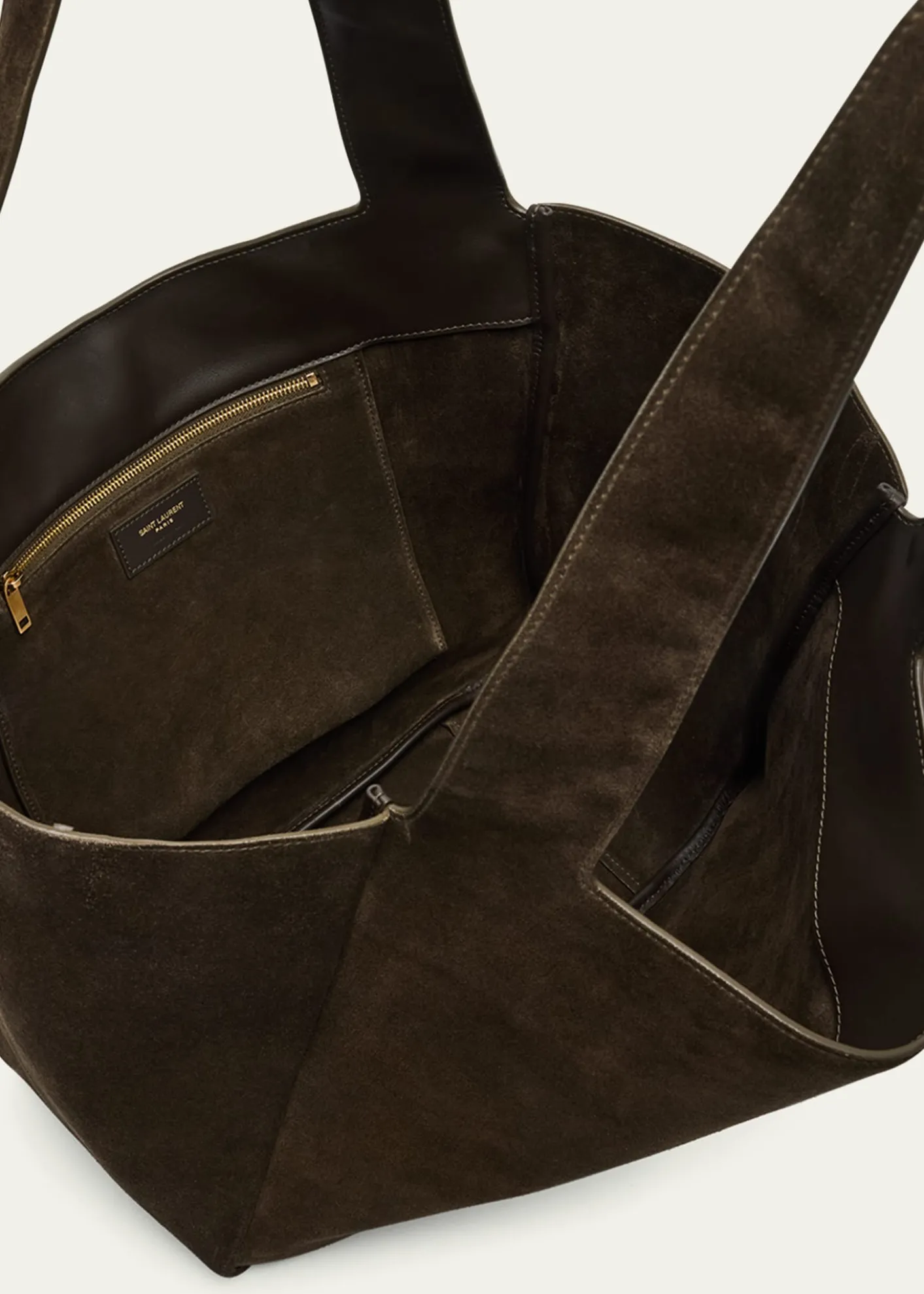Saint LaurentLe 5 À 7 Bea YSL Cabas Tote Bag in Suede