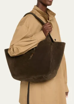 Saint LaurentLe 5 À 7 Bea YSL Cabas Tote Bag in Suede