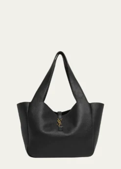 Saint LaurentLe 5 À 7 Bea YSL Tote Bag in Deer Leather