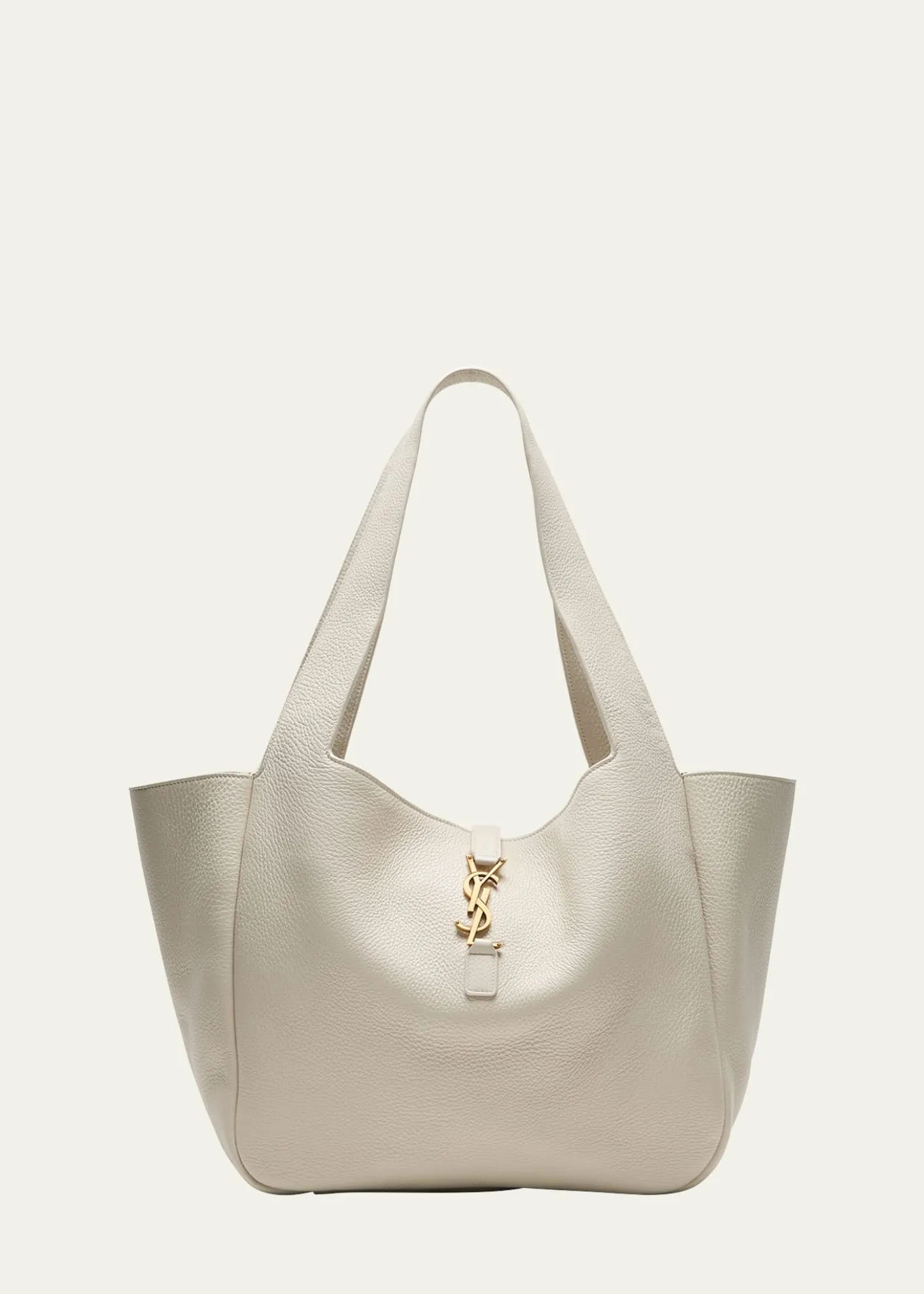 Saint LaurentLe 5 À 7 Bea YSL Tote Bag in Deer Leather