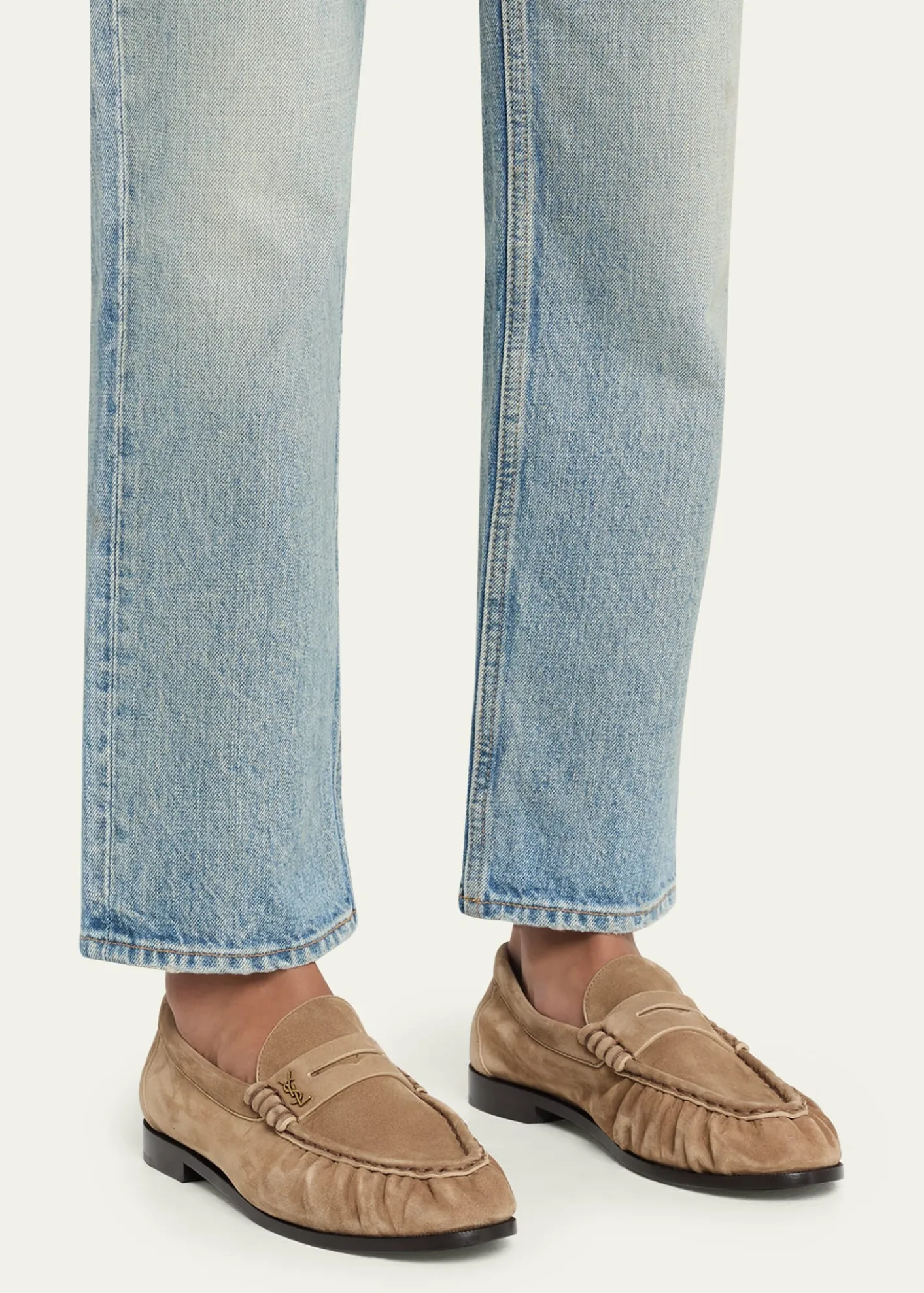 Saint LaurentLe Suede YSL Penny Loafers
