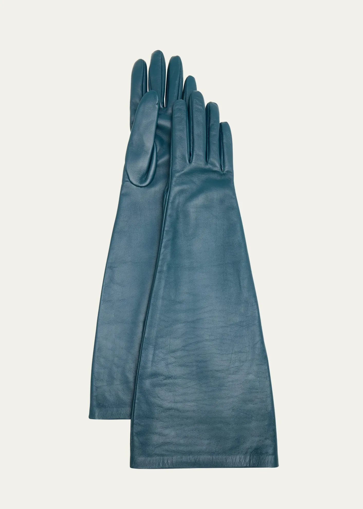 Saint LaurentLong Leather Gloves
