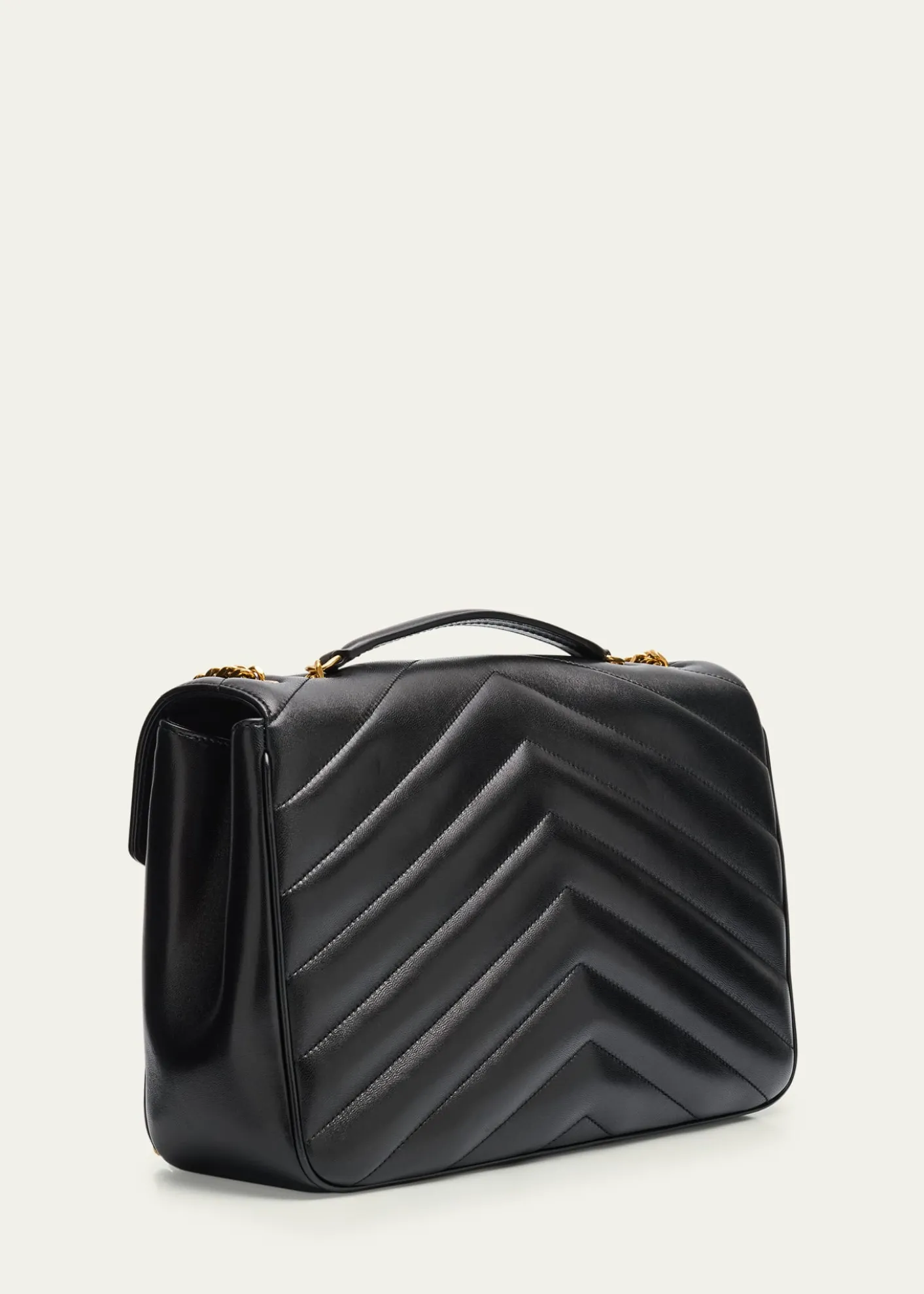 Saint LaurentLoulou Large YSL Chain Shoulder Bag in Quilted Leather