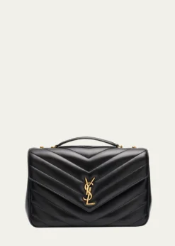 Saint LaurentLoulou Large YSL Chain Shoulder Bag in Quilted Leather