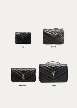 Saint LaurentLoulou Medium YSL Chain Shoulder Bag in Quilted Leather