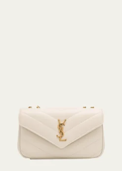 Saint LaurentLoulou Small YSL Shoulder Bag in Quilted Leather