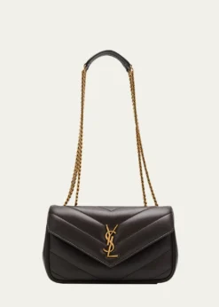 Saint LaurentLoulou Small YSL Shoulder Bag in Quilted Leather