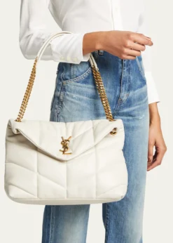Saint LaurentLou Puffer Medium YSL Shoulder Bag in Quilted Leather
