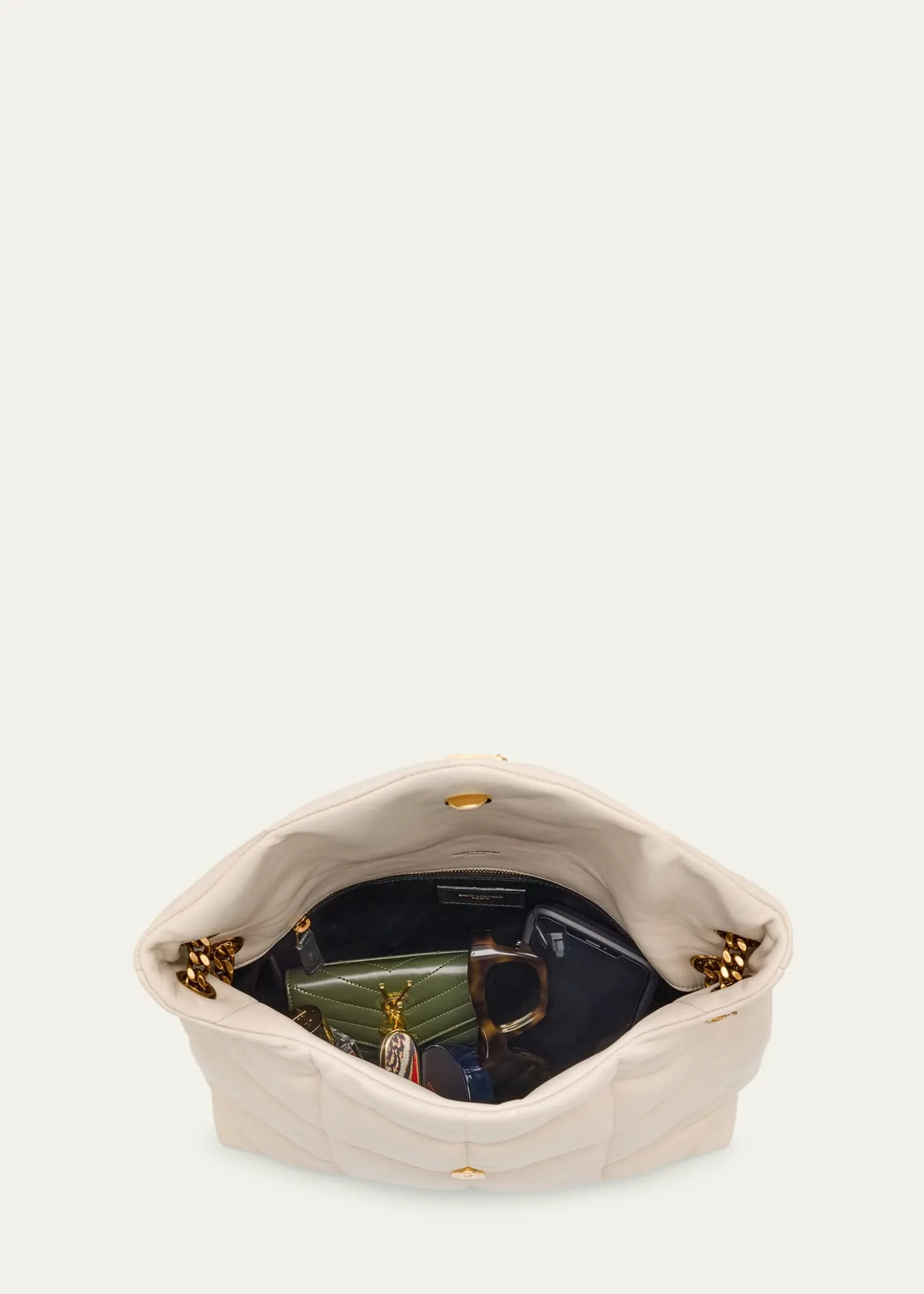 Saint LaurentLou Puffer Medium YSL Shoulder Bag in Quilted Leather
