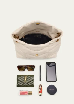 Saint LaurentLou Puffer Medium YSL Shoulder Bag in Quilted Leather