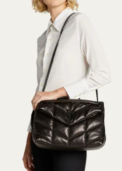 Saint LaurentLou Puffer Medium YSL Shoulder Bag in Quilted Leather