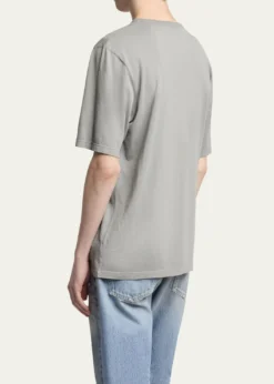 Saint LaurentMen's Basic Logo T-Shirt