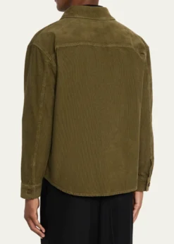 Saint LaurentMen's Classic-Fit Corduroy Overshirt