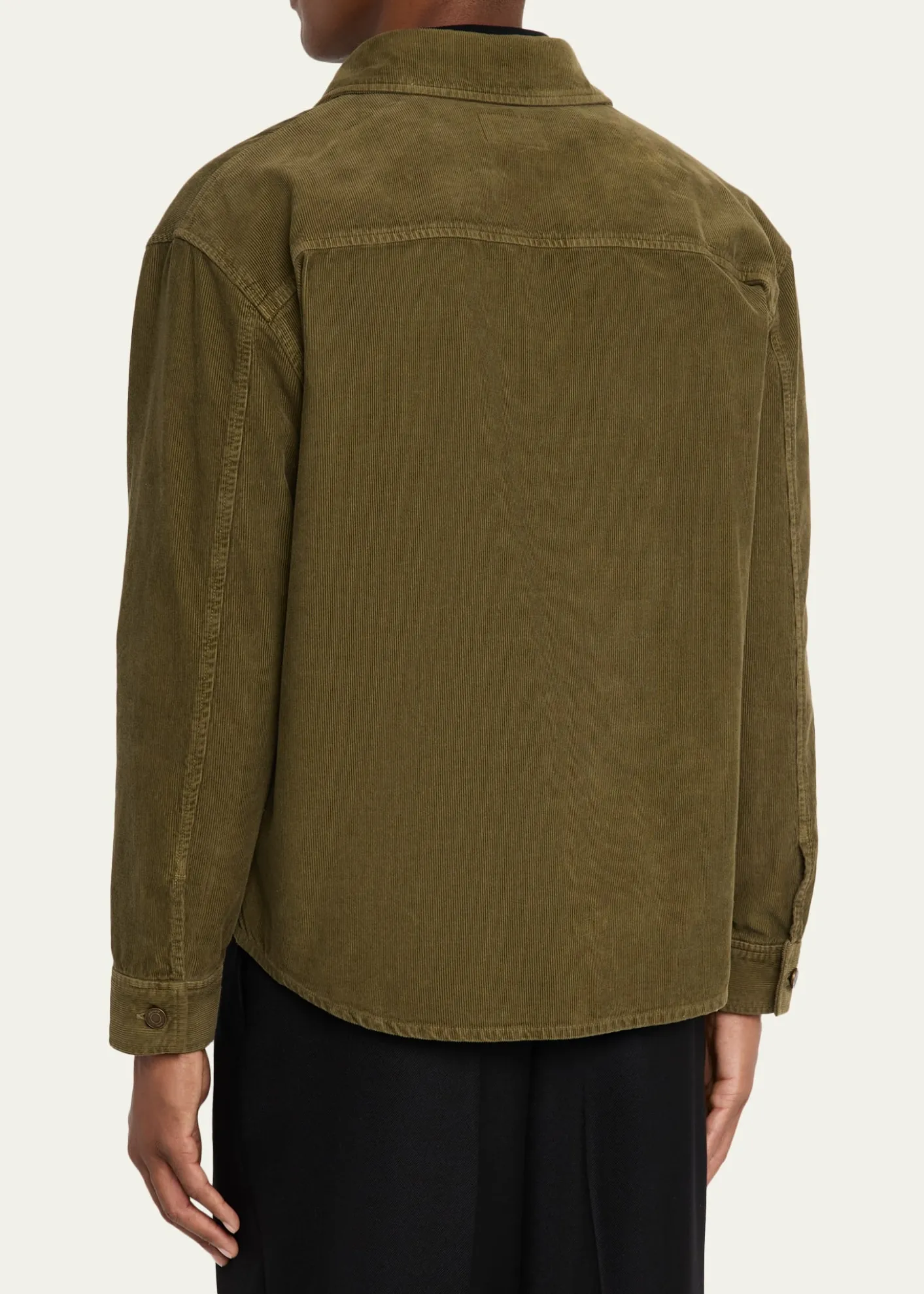 Saint LaurentMen's Classic-Fit Corduroy Overshirt