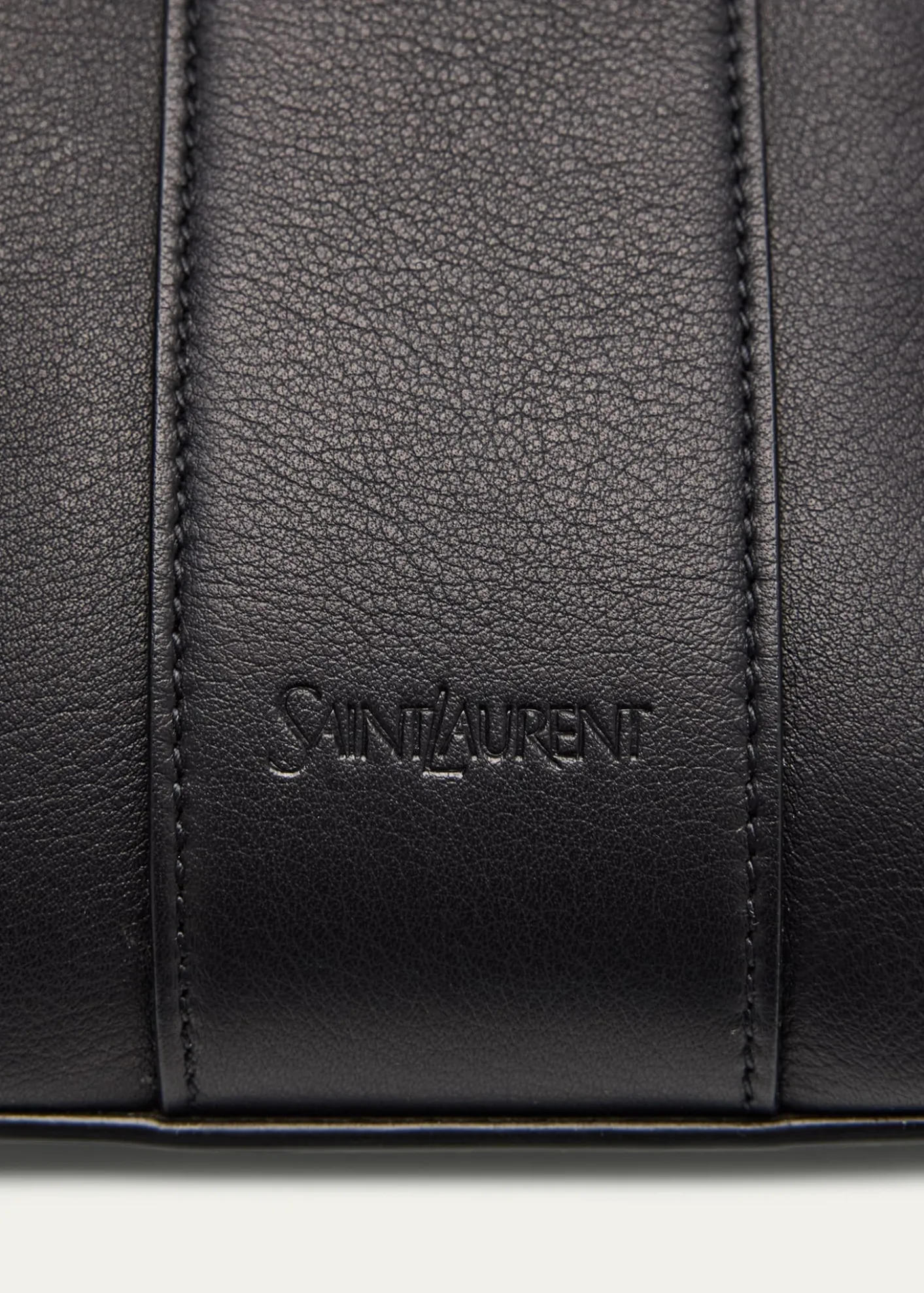Saint LaurentMen's Giant Y Grainy Leather Tote Bag
